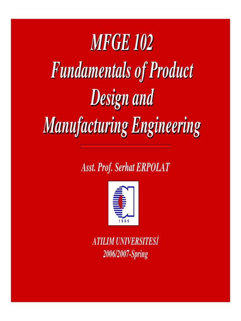 Fundamentals of Manufacturing Engineering | PDF