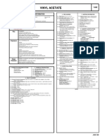 Vinyl Acetate: Cautionary Response Information