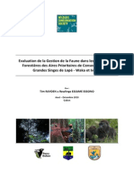 + Wildlife Conservation Society RAPPORT Du Projet Gestion de La Faune PDF