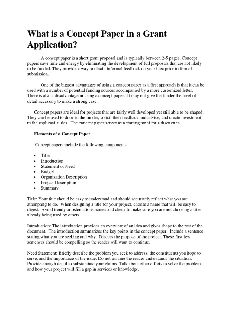 Concept Paper in A Grant Application | PDF | Rain | Drought