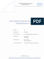 OHS Hazard and Risk Policy PDF