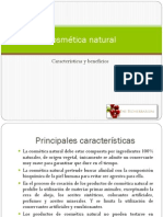 Cosmética Natural, Características y Beneficios PDF