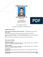 Curriculum Vitae: Mohd. Shafie Bin Rosli, PHD