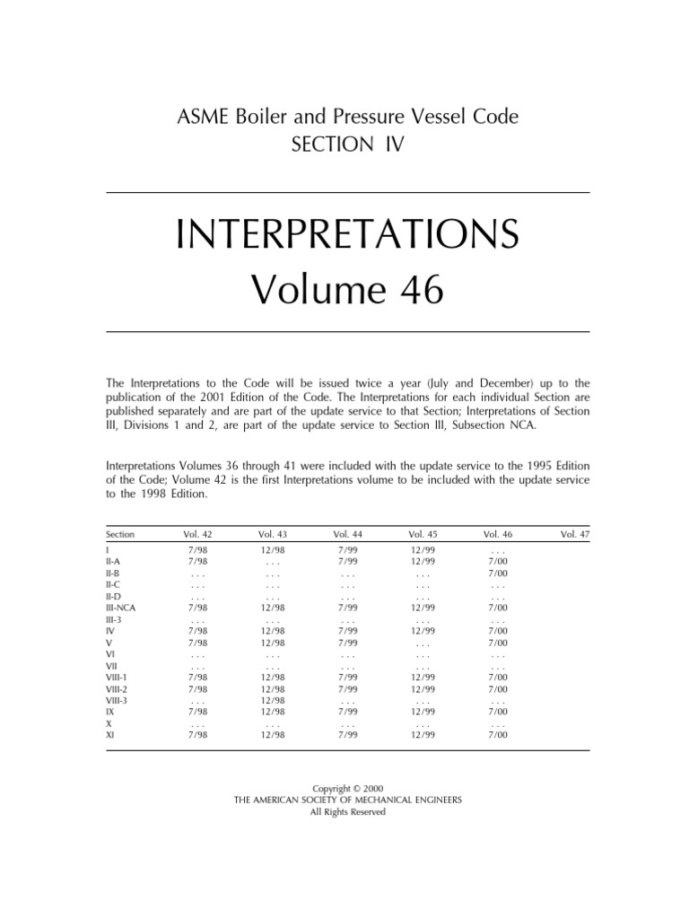 Asme Interpre Sec Iv PDF | PDF | Specification (Technical Standard ...