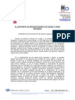 Documento de Reconocimiento de Deuda y Pago Aplazado PDF