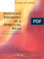 Intuitive Thinking - Rudolf Steiner