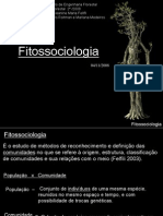 Fitossociologia 2008