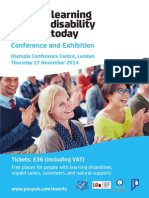 Learning Disability Today: Conference and Exhibition