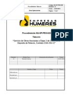 Hu-Op-Pro-020 Procedimiento Talucero