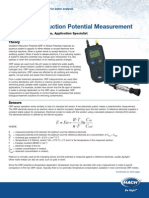 Introduction To Oxidation Reduction Potential Measurement PDF