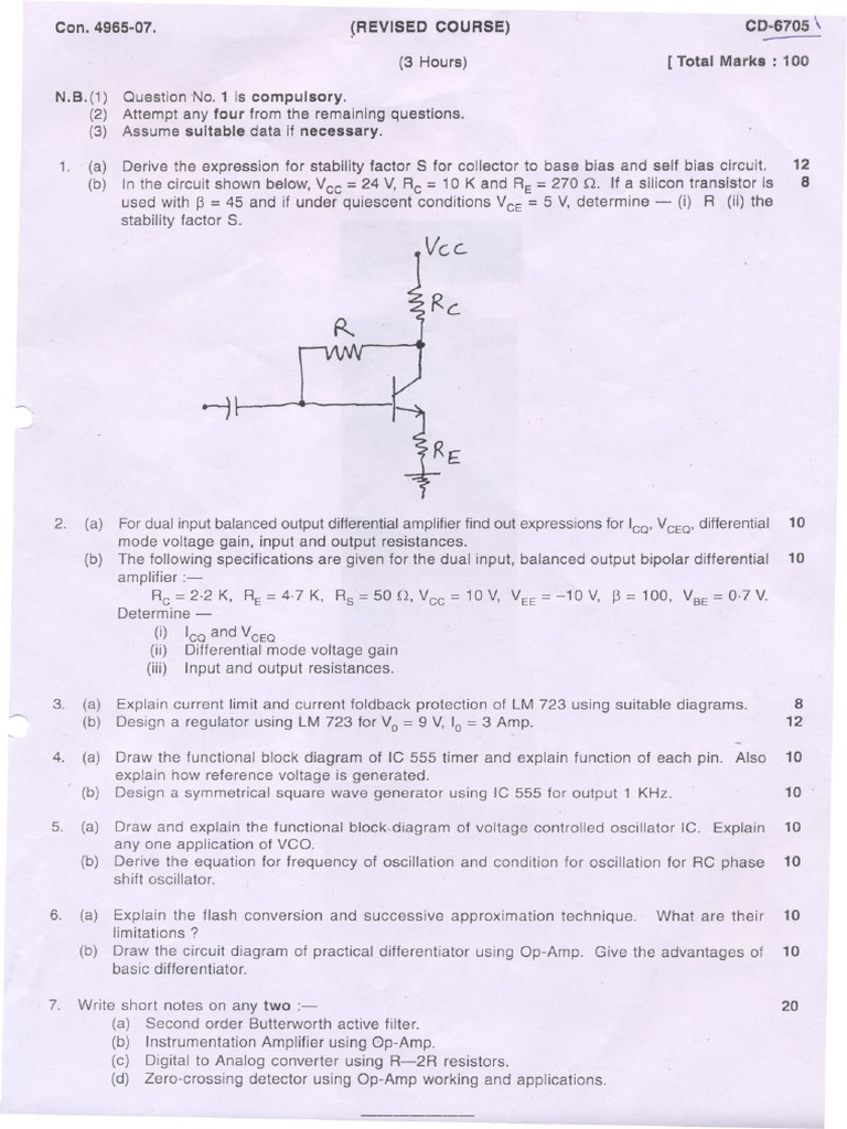 Circuit Analysis and Design Questions | PDF
