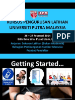 UPM TRAINING MANAGEMENT