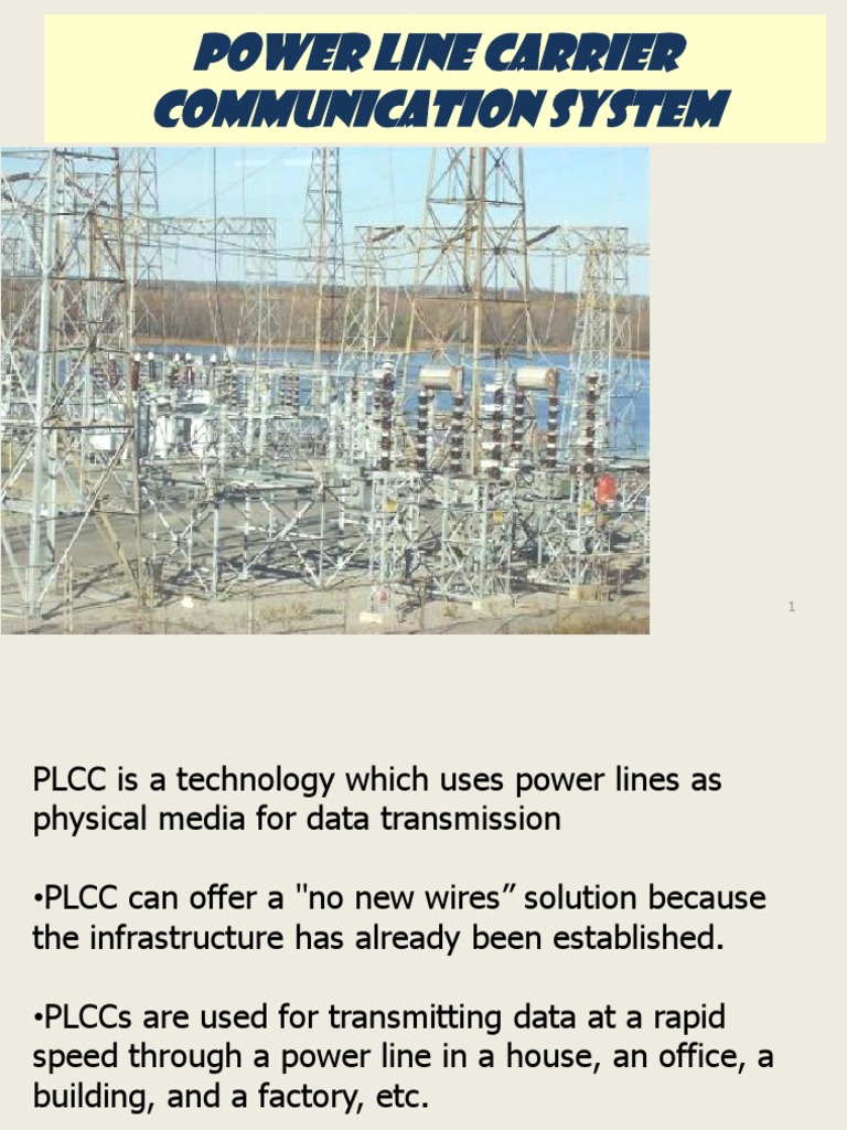 Power Line Carrier Communication System | PDF | Communications System ...
