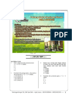 Soal Matematika SMP Sistem Persamaan Linier Dua Variabel SPLDV PDF