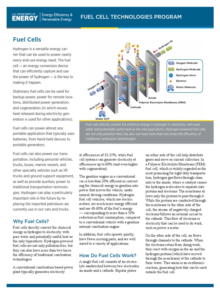 Fuel Cells Overview | PDF