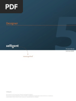 User Manual Selligent Designer en v5.0