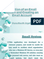 Selection of An Email System and Creating An