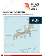 Japan Fact Sheet - Regions of Japan