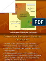 The Genesis of Molecular Electronics