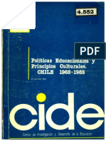 C.Cox, Políticas Educacionales Y Principios Culturales. Chile 1965 19854552.pdf