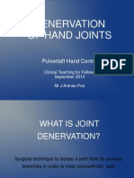 Denervation of Hand Joints