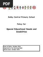 Special educational Needs and Disabilities