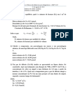 Lista de Exercicios 2 Com Gabarito PDF