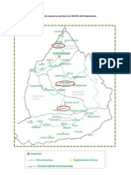 Mapa físico de la división de cuencas y caseríos en el distrito de Pamparomas.docx