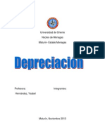 Depreciación - Secc. 01