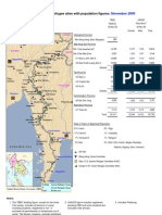 17dec09 Burmese Border Refugee Sites With Population Figures: November 2009