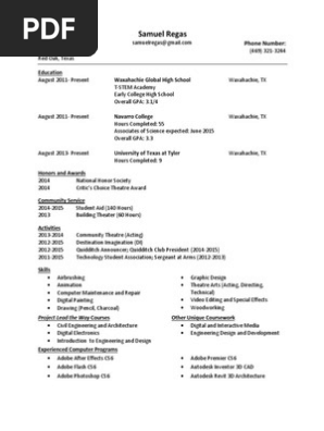 resume