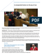 Pope and Prelates Get Unexpected Lecture On The Joy of Sex PDF