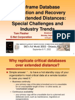 Mainframe Database Replication and Recovery Over Extended Distances: Special Challenges and Industry Trends