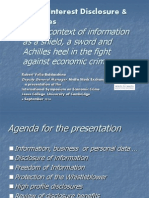 Public Interest Disclosure and Bounties - Working Copy Presentation On 06092014