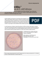 Guia de Interpretacion e Coli y Coliformes PDF