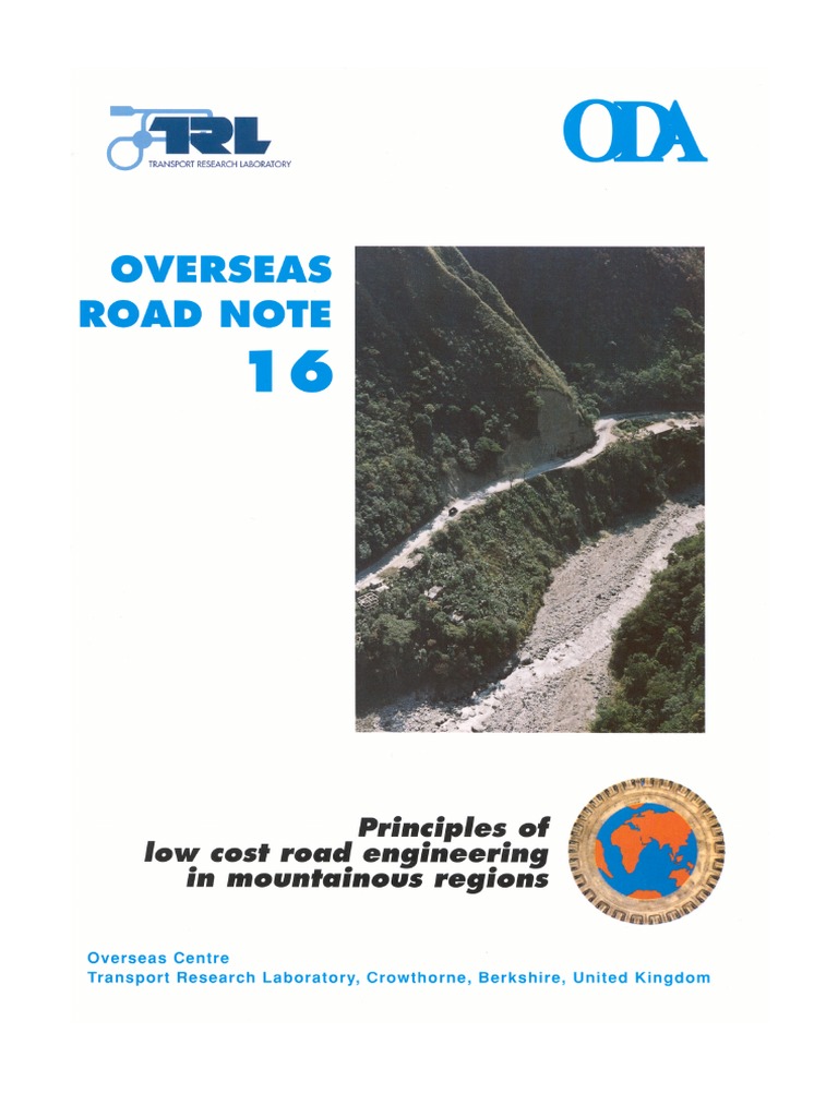 Principles of Low Cost Road Engineering PDF PDF Erosion Valley