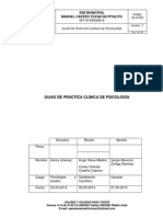 Guias de Práctica Clínica de Psicología PDF