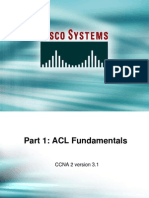 Accessing WAN Chapter5-ACL