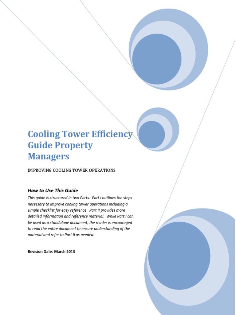 Cooling Tower Operations Improvement Guide | PDF | Corrosion | Alkalinity