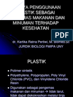 Bahaya Plastik Kesehatan