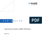 KBOX Administrator Guide 3.3