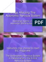 Drugs Affecting The Autonomic Nervous System: Adrenergic Agents and Adrenergic-Blocking Agents
