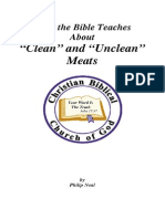 Clean and Unclean Meats 5-14-12