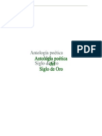 Antología Poética Del Siglo de Oro Español PDF