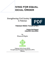 Striving For Equal Social Order (Annual Report PNF)