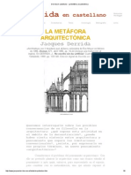 Derrida en Castellano - La Metáfora Arquitectónica PDF