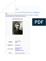 Marie Curie: Navigation Search