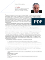 De Lo Adecuado y Bello - Yves Zimmermann PDF