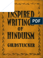 Inspired Writings of Hinduism - Theodore Goldstucker