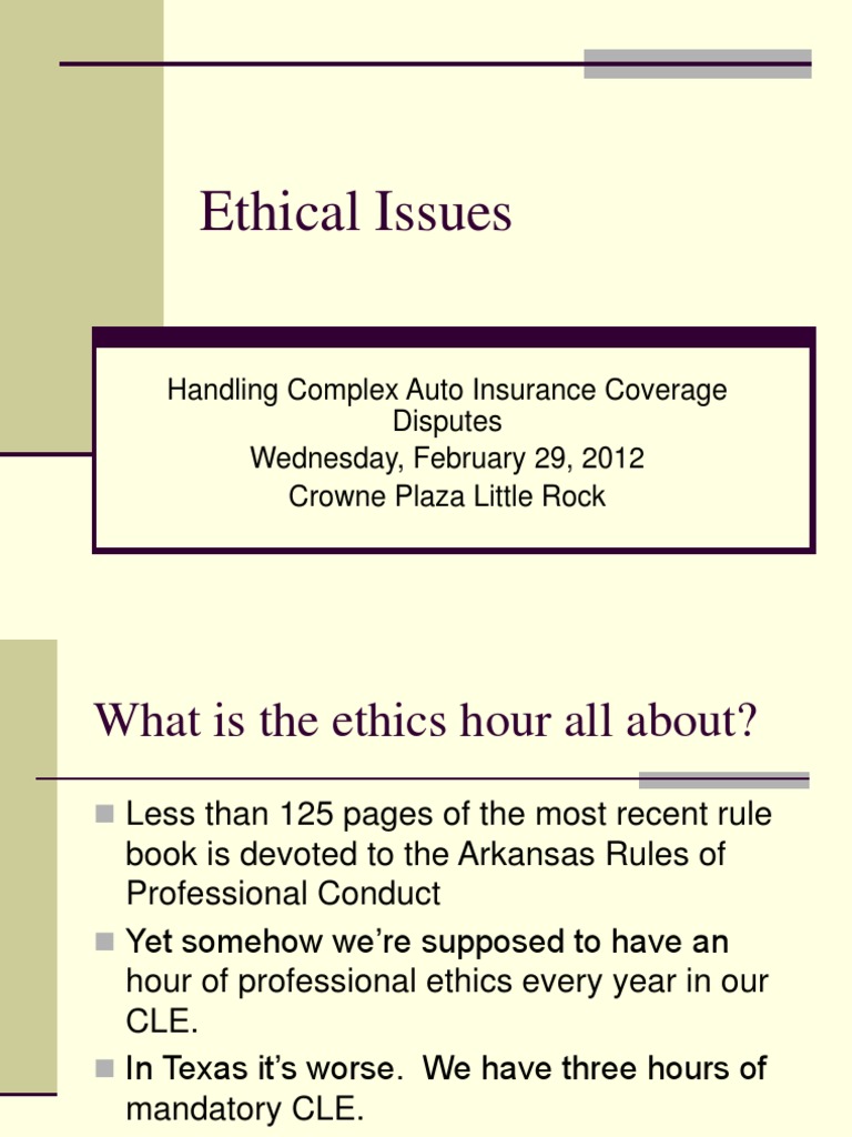 Ethical Issues Lawyer Fraud